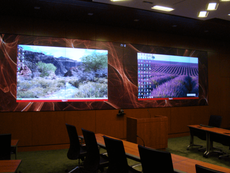 US Army Corps of Engineers EOC large video display