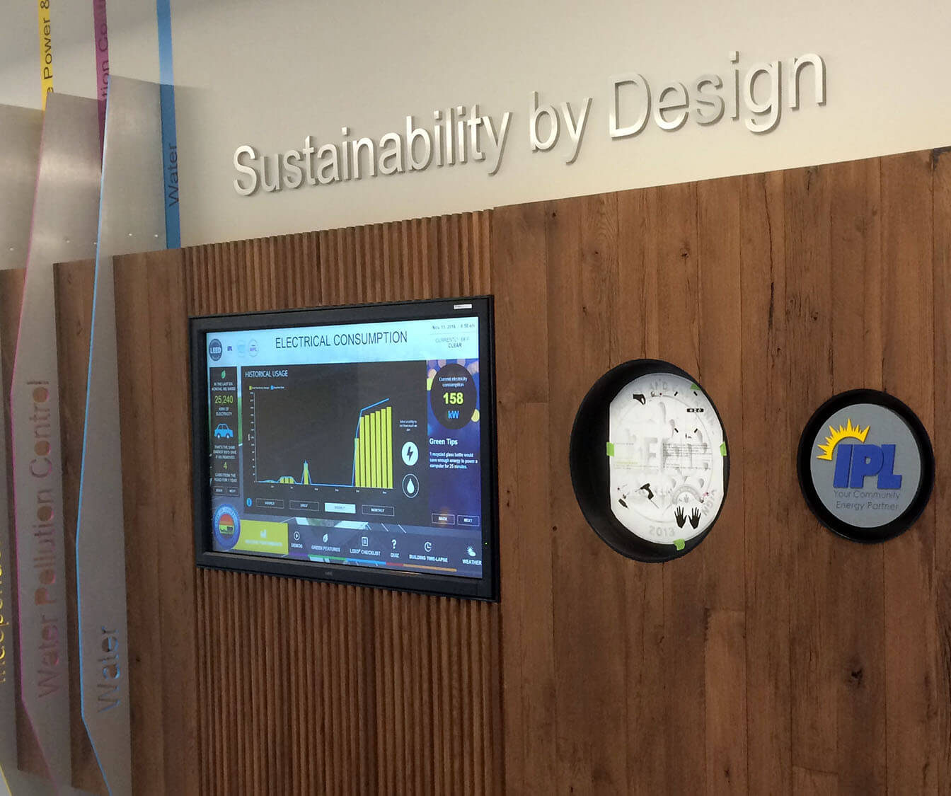 Independence Utilities Building Lobby Digital Display