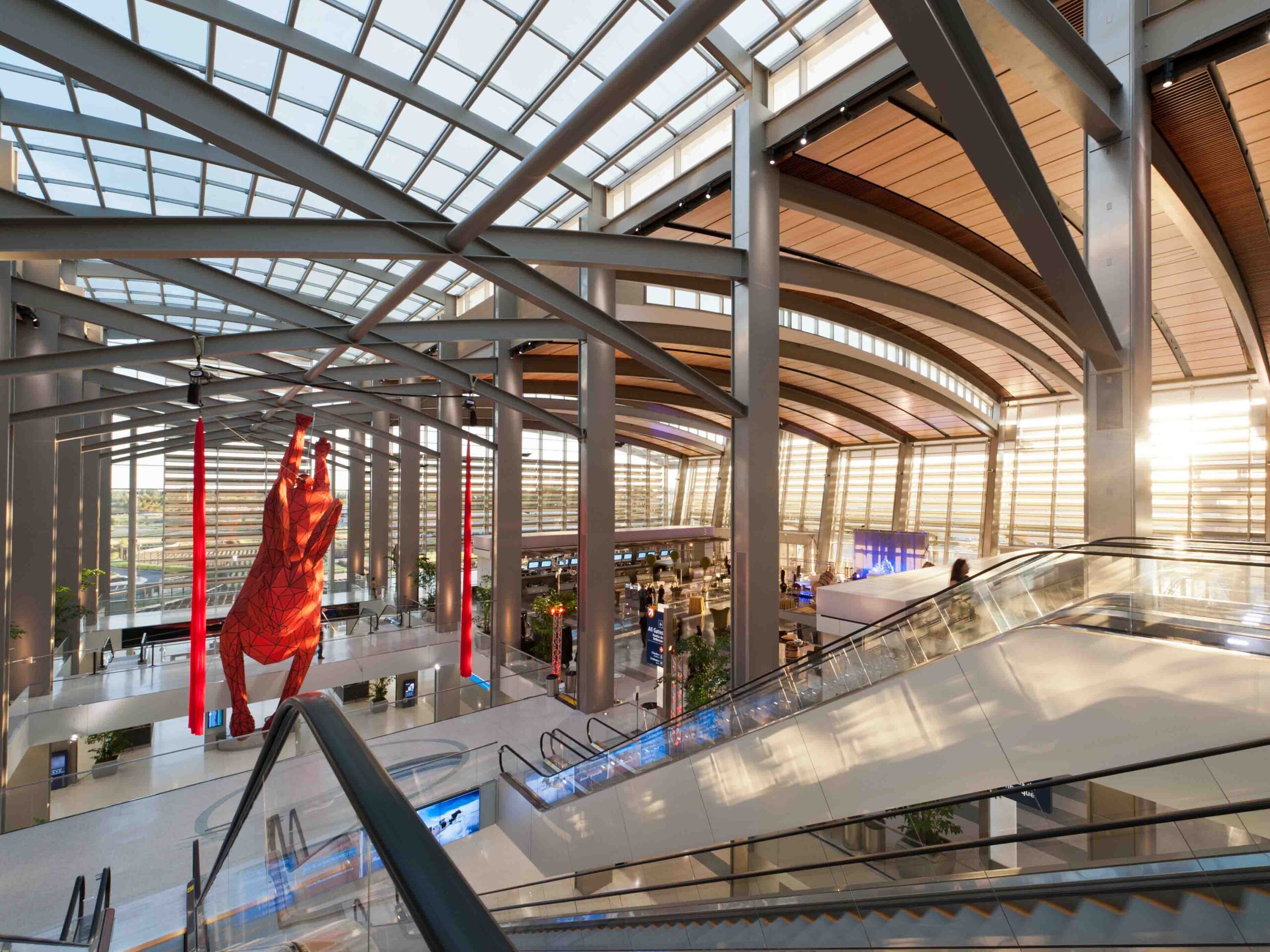 View of an airport that Avant helped